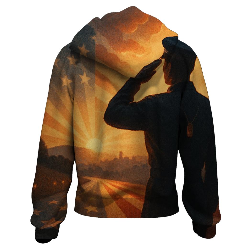 Homecoming Salute In The Flag Light hoodie trends