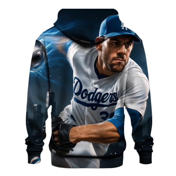 Chrome Fastball Over Downtown Lights lightweight hoodies