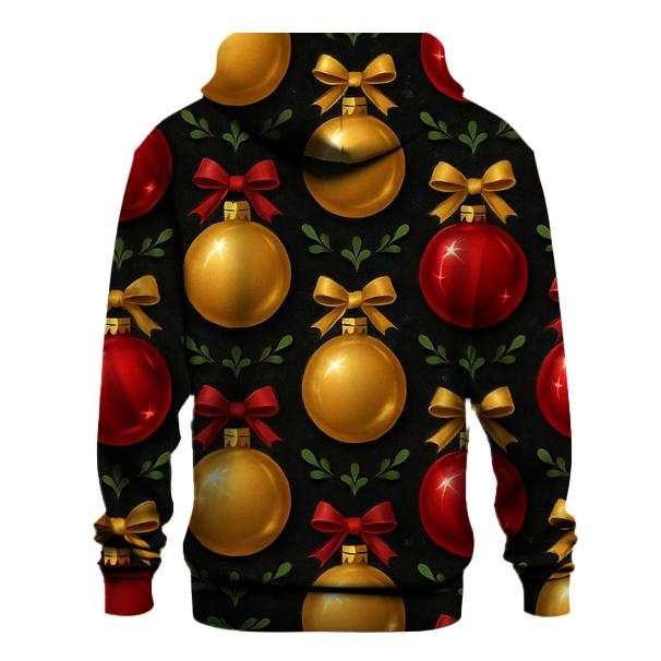 Midnight Ornament Hex Tessellation zip-up hoodies