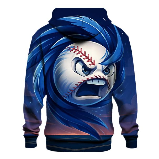 Feathered Fastball In Blue Jays Twilight hoodies fashion
