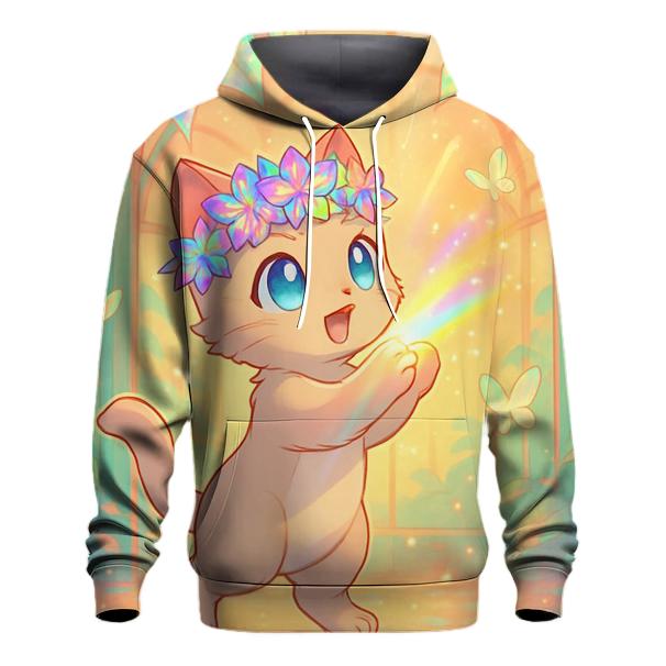 Garden Prism Crown Kitten heavyweight hoodies