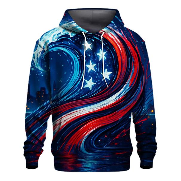 Neon Harbor Freedom Wave heavyweight hoodies