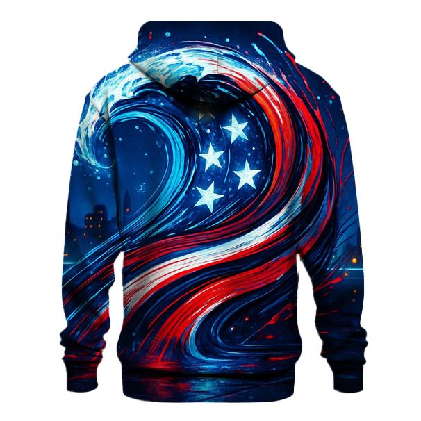 Neon Harbor Freedom Wave heavyweight hoodies
