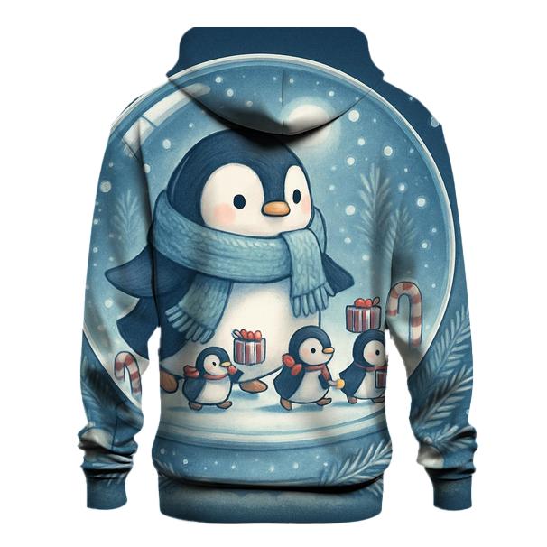 Snow Globe Penguin Parade hoodie designs