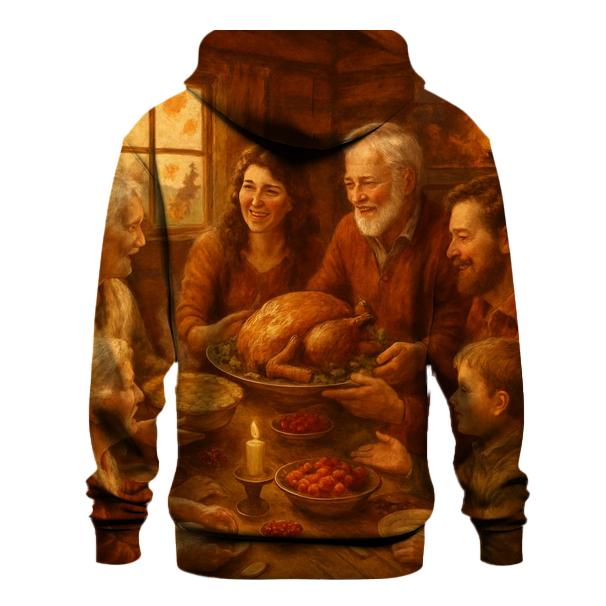 Candlelit Gratitude Cabin Feast hoodies fashion