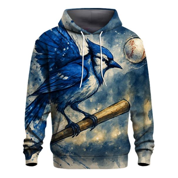 Bat Perch Blue Jays Storm Horizon zip-up hoodies