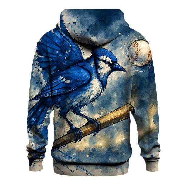 Bat Perch Blue Jays Storm Horizon zip-up hoodies