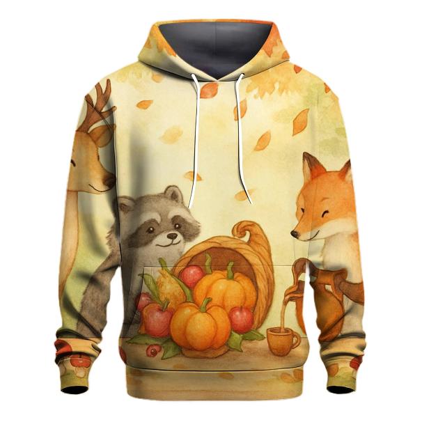 Woodland Banquet Under The Maple Arch custom hoodies