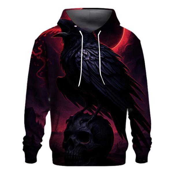 Raven Warden Of The Blood Eclipse printed hoodies