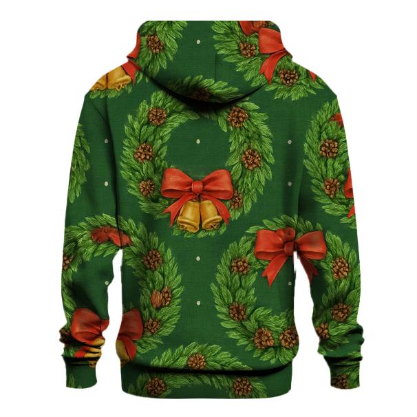 Evergreen Wreath Rosette Medallions hoodie designs