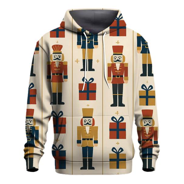 Nutcracker Parade Stripe Grid custom hoodies