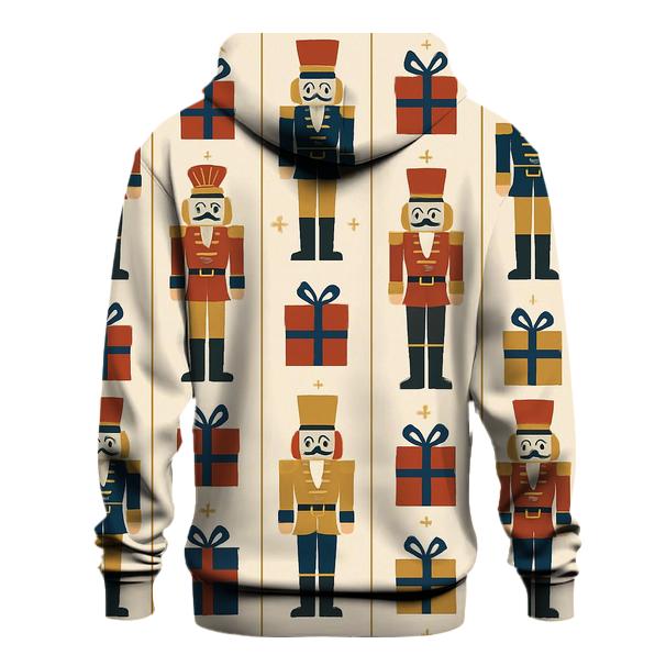 Nutcracker Parade Stripe Grid custom hoodies