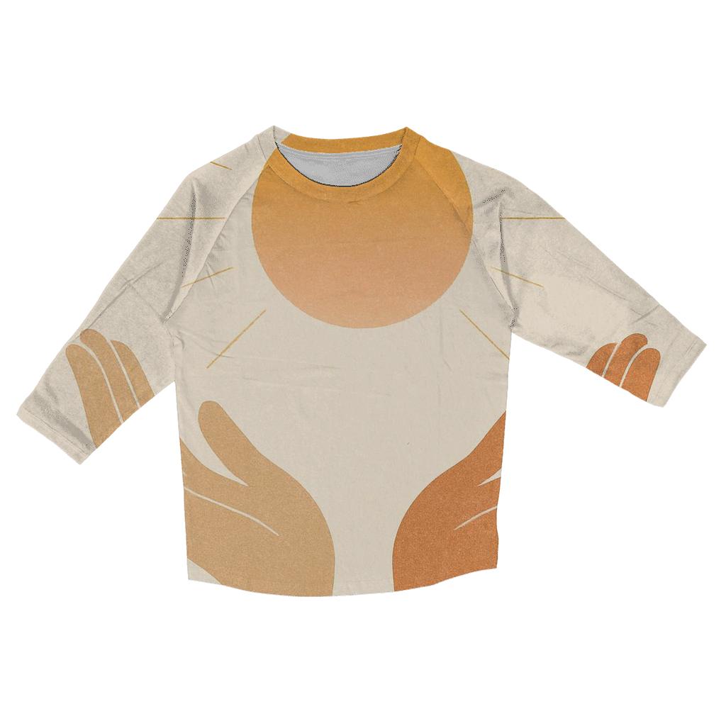 Hands Of Dawn Offering personalized 3/4 sleeve tees