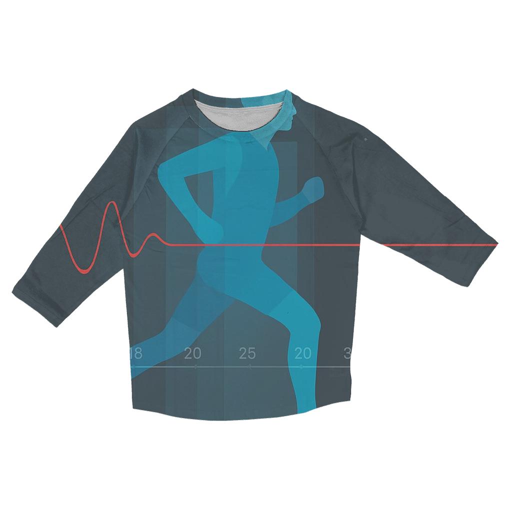 Marathon Time Dilation Street Run cotton quarter sleeve shirts