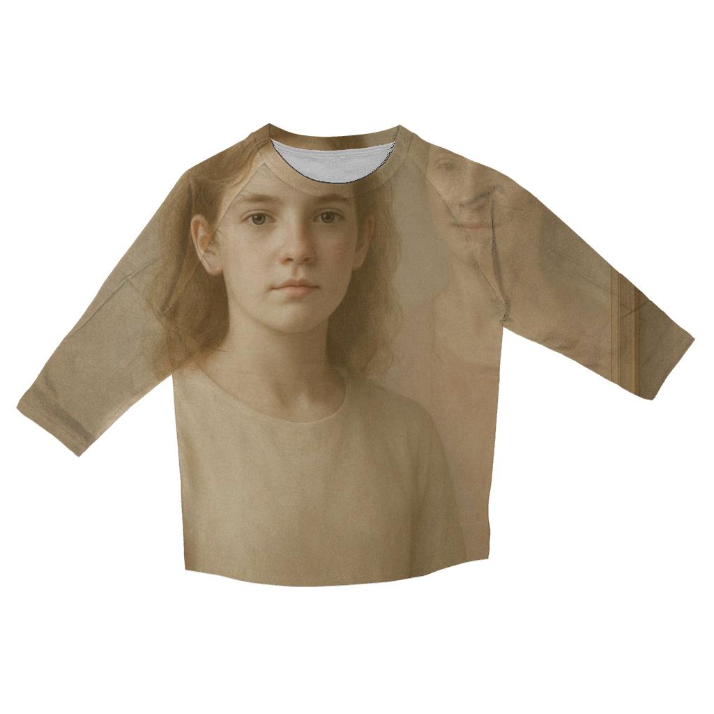 The Mirror Of Becoming Her Face Reflected In Your Courage custom 3/4 sleeve shirts