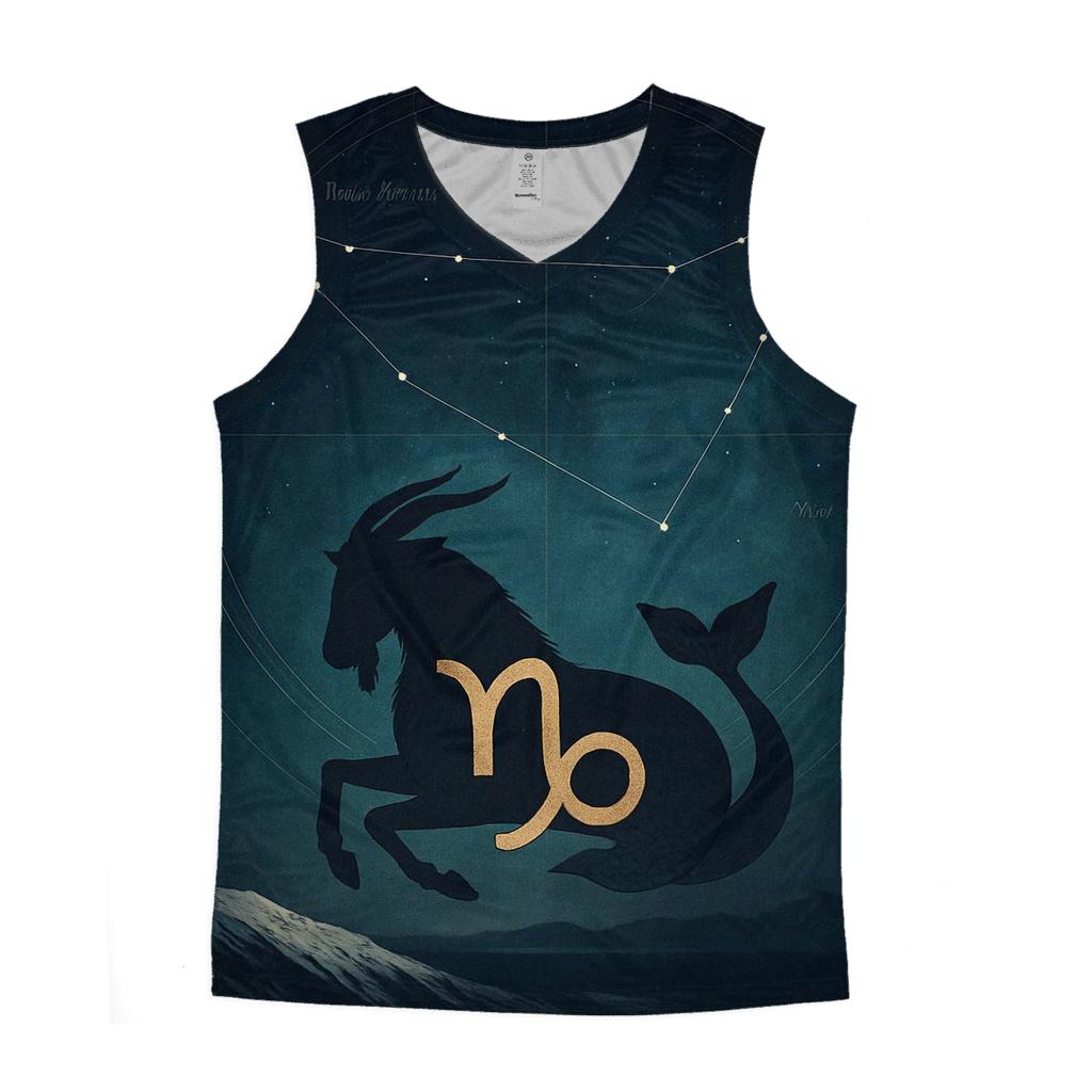 Capricorn Sea Goat Mountain Star Atlas designer workout tanks