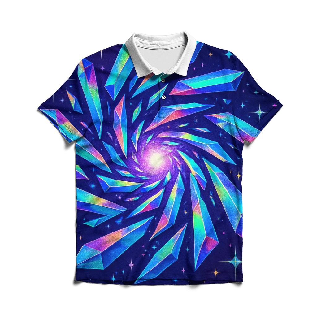 Holo Prism Carousel casual sports polo shirts