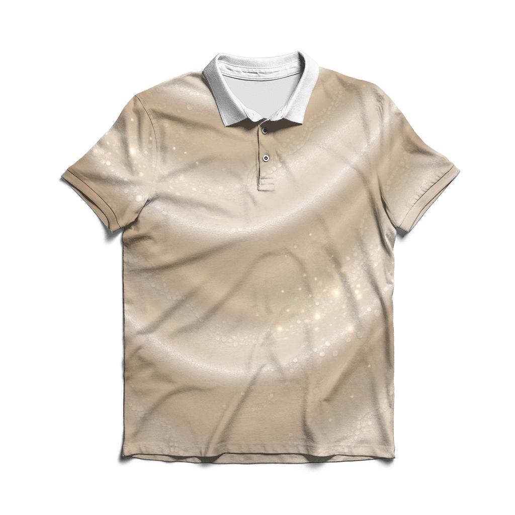 Champagne Pearl Drapery custom polo shirts