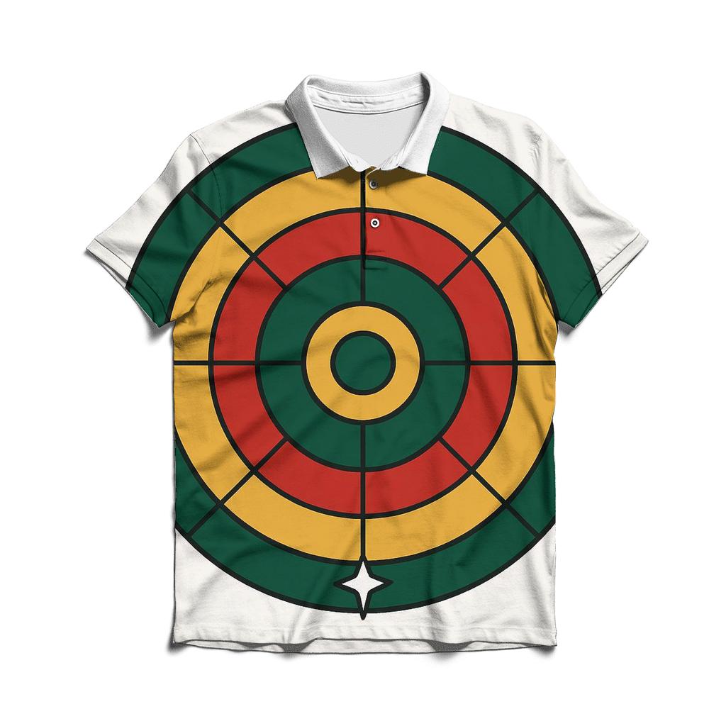 Ornament Mandala Ring Parade custom polo shirts