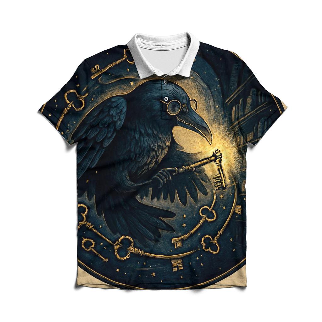 Library Of Floating Keys branded logo polo shirts