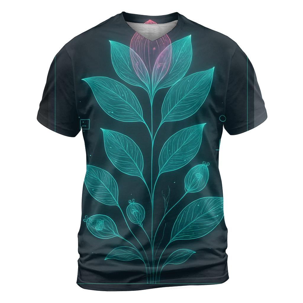 Aurora Circuit Botanica artistic all-over print tops