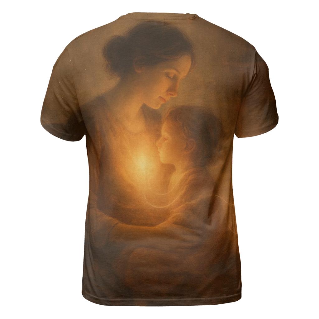 The Hearth Within Her Heart A Warmth That Follows You vibrant all-over design tees