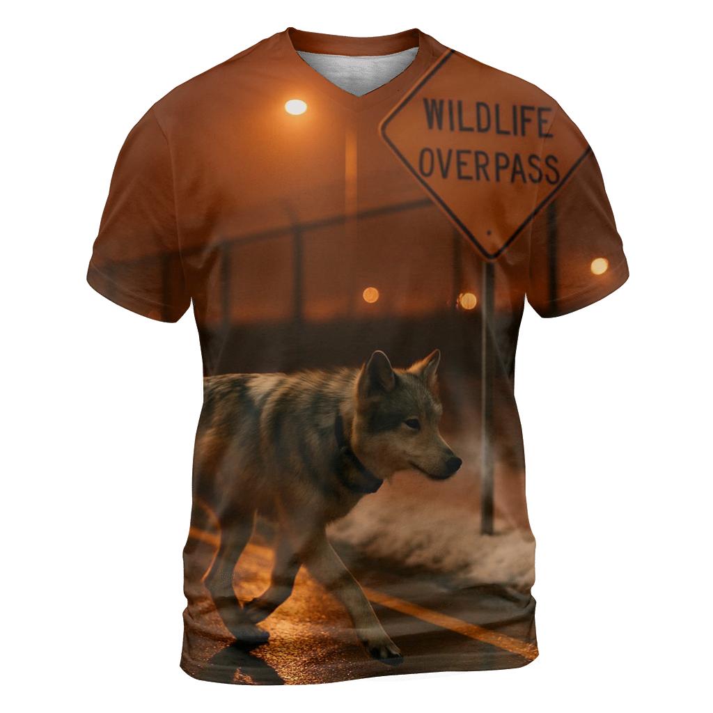Sodium Light Corridor Wolf designer pattern shirts