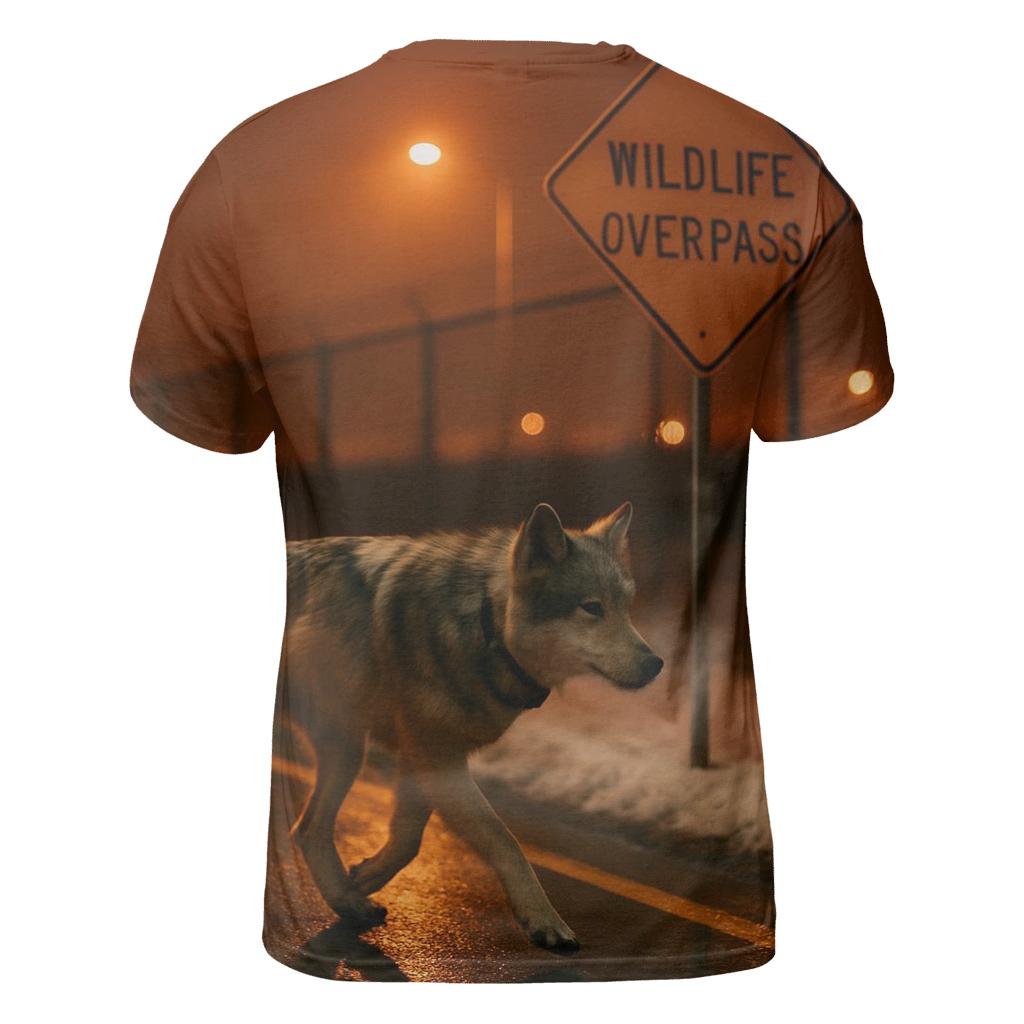 Sodium Light Corridor Wolf designer pattern shirts