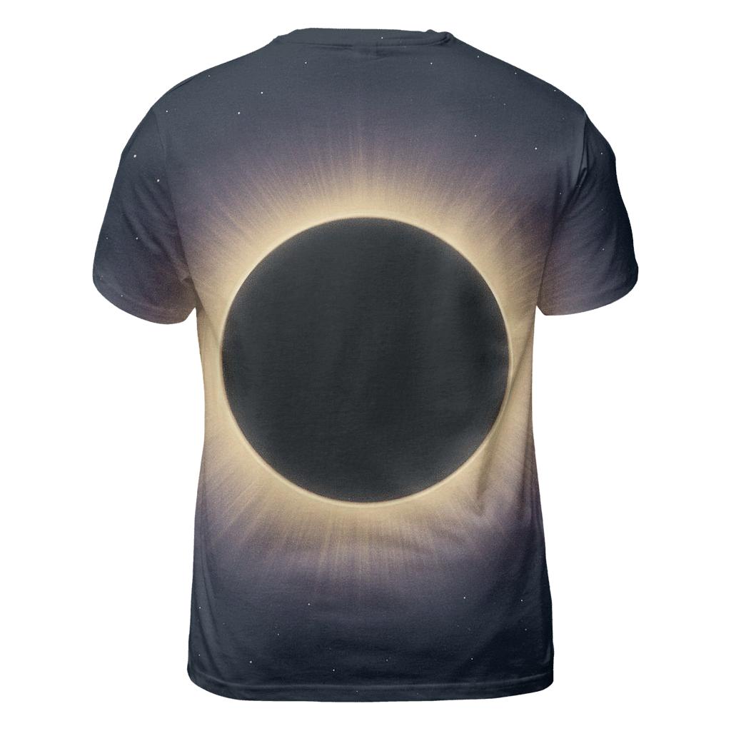 Eclipse Corona Petal Plumes unique graphic print tees
