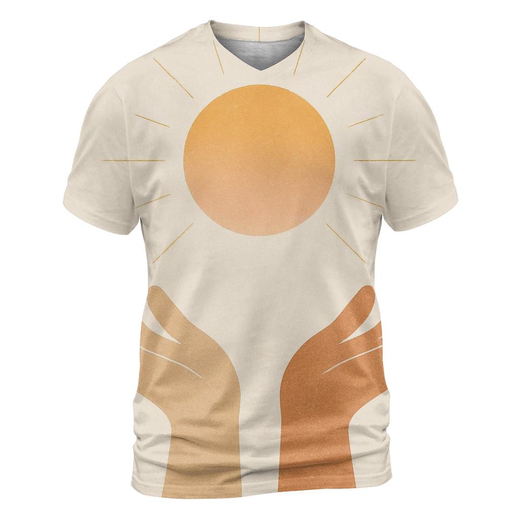 Hands Of Dawn Offering designer pattern shirts