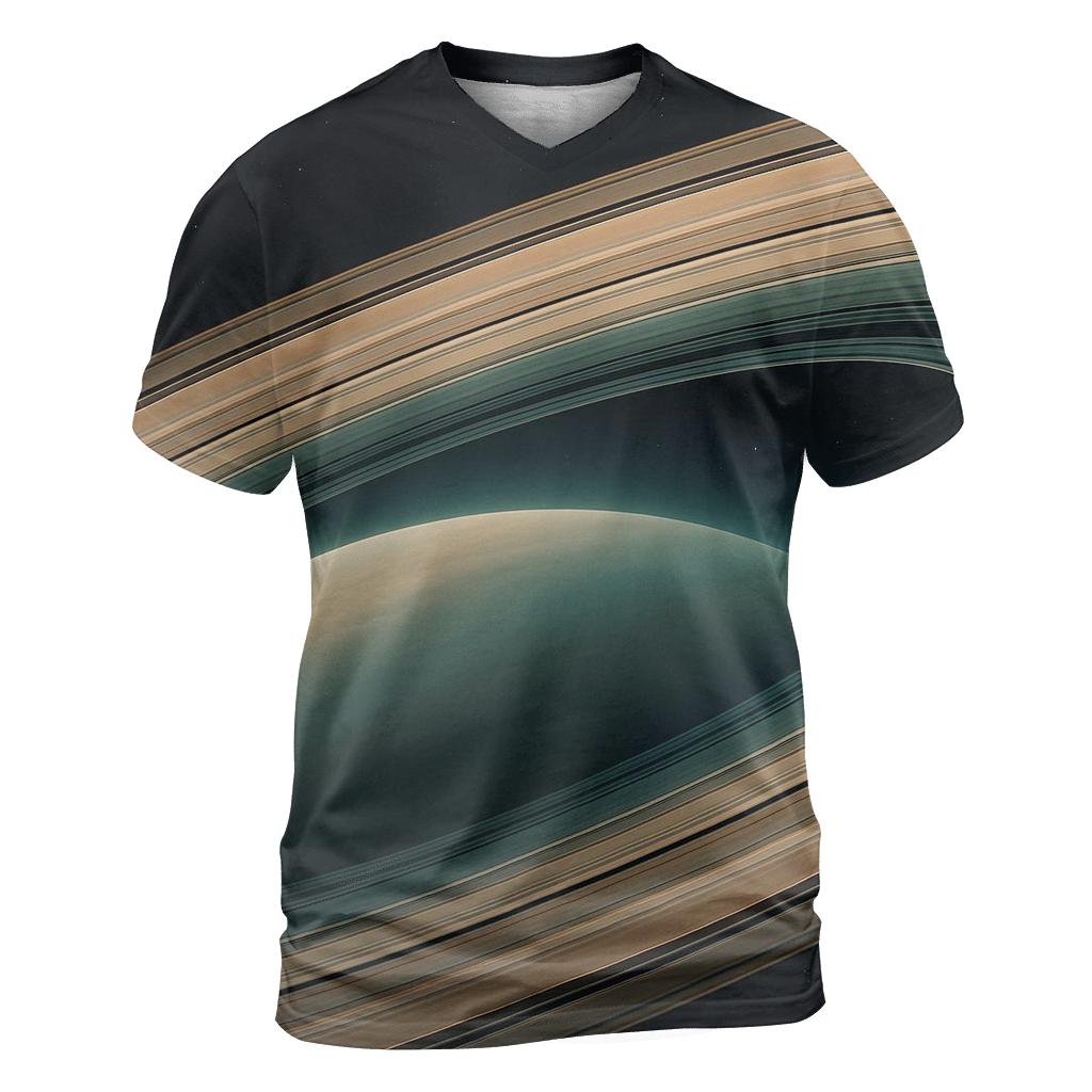 Ring Plane Horizon With Division Gaps unique graphic print tees