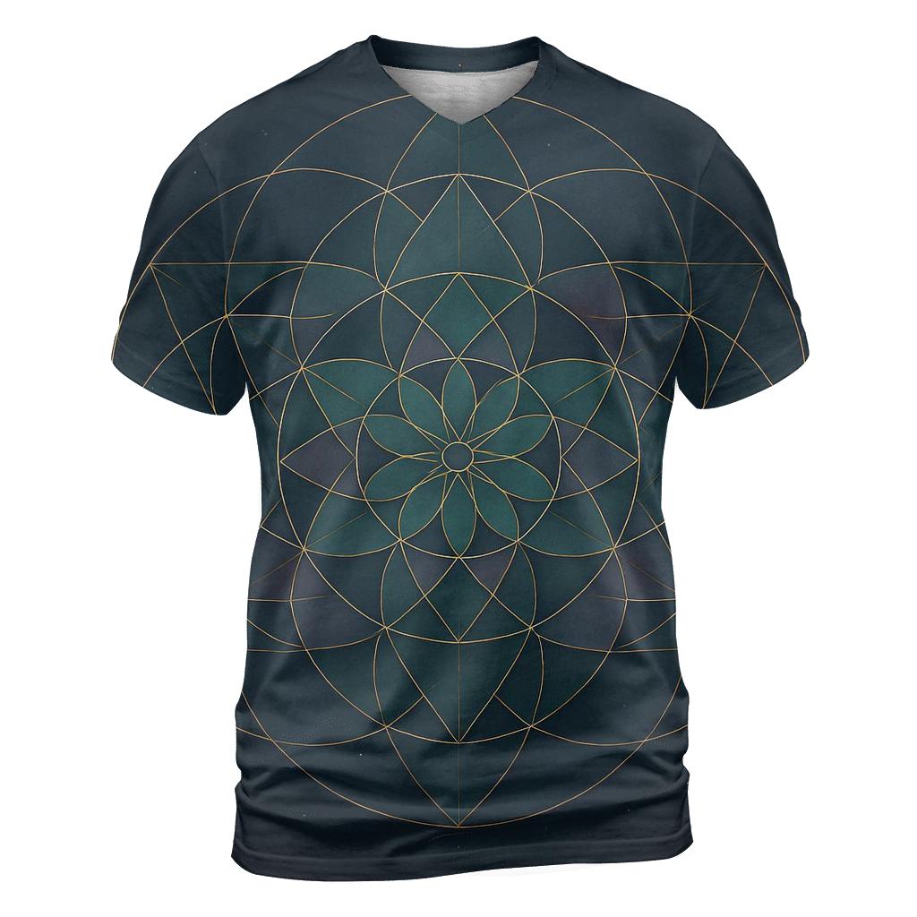 Geometry Of Gentle Balance statement graphic shirts