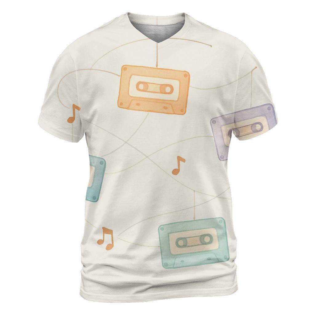 Cassette Constellation Mobile statement graphic shirts
