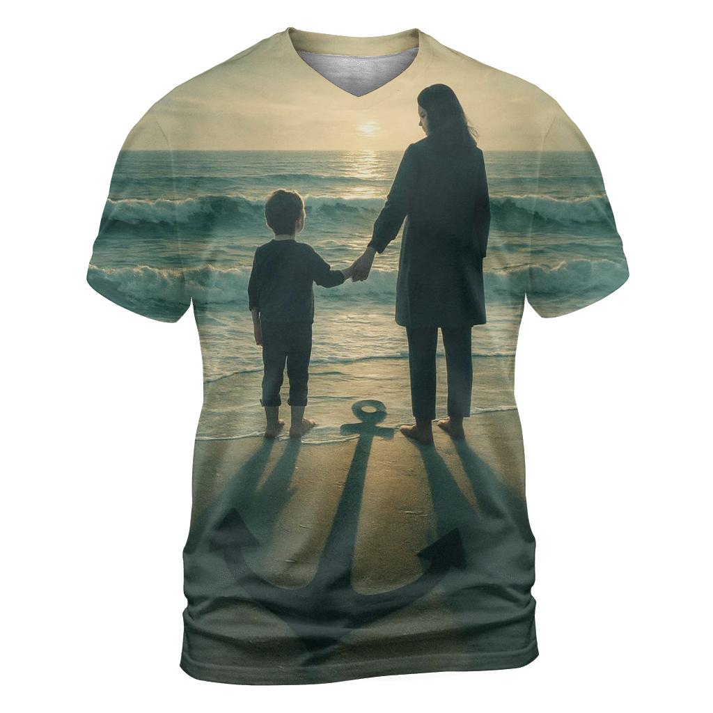 The Quiet Anchor Her Love Holding You Through Every Tide custom all-over print shirts