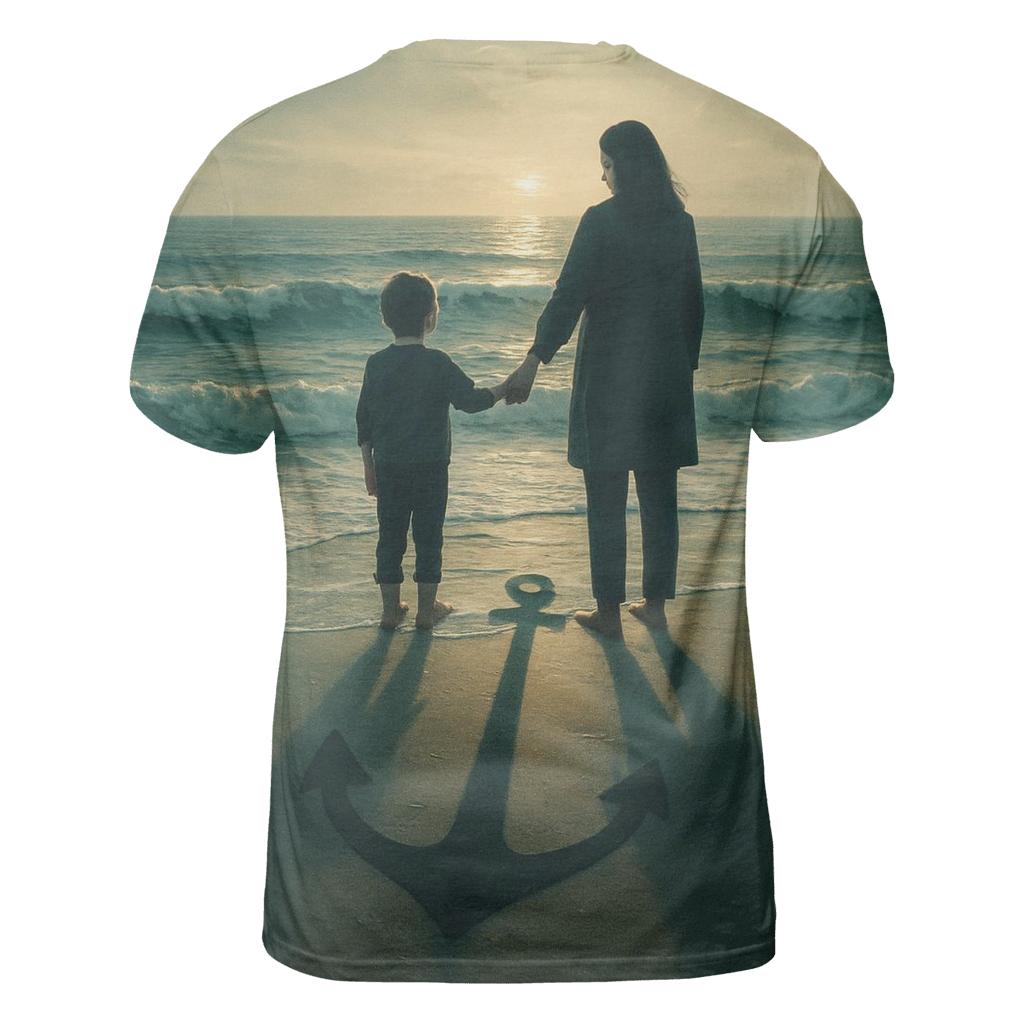 The Quiet Anchor Her Love Holding You Through Every Tide custom all-over print shirts