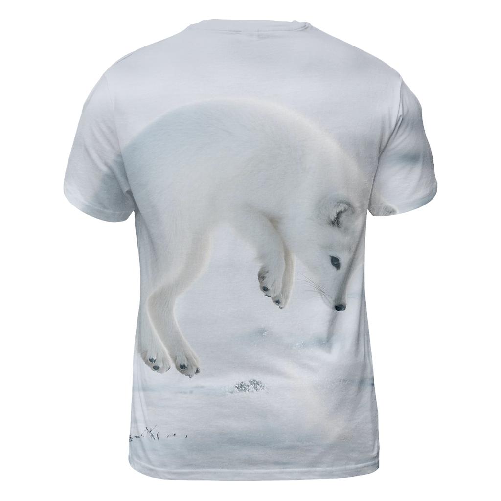 Frostline Forager — Arctic Fox creative print fashion shirts
