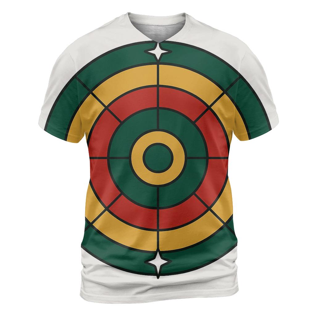 Ornament Mandala Ring Parade artistic all-over print tops