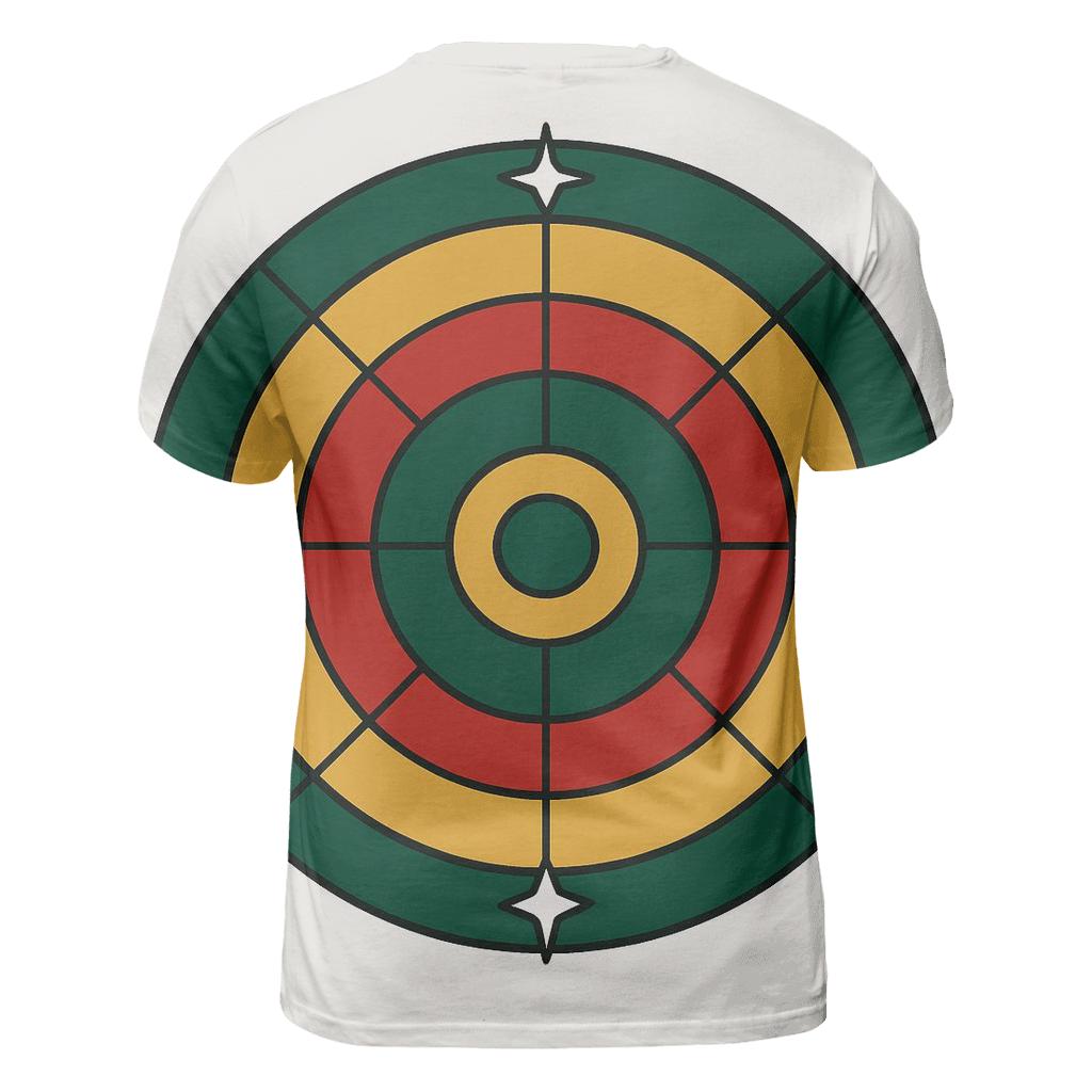 Ornament Mandala Ring Parade artistic all-over print tops