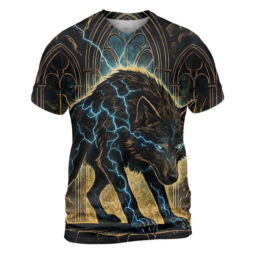 Cathedral Of The Stormwolf trendy printed shirt styles