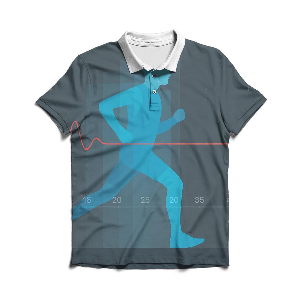 Marathon Time Dilation Street Run designer slim fit polos