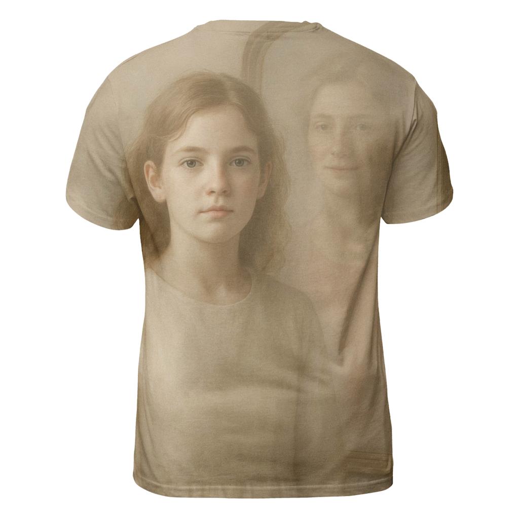 The Mirror Of Becoming Her Face Reflected In Your Courage trendy printed shirt styles