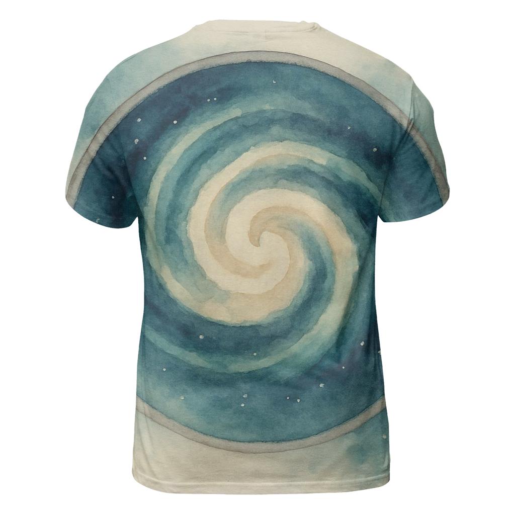Latte Swirl Nebula designer pattern shirts