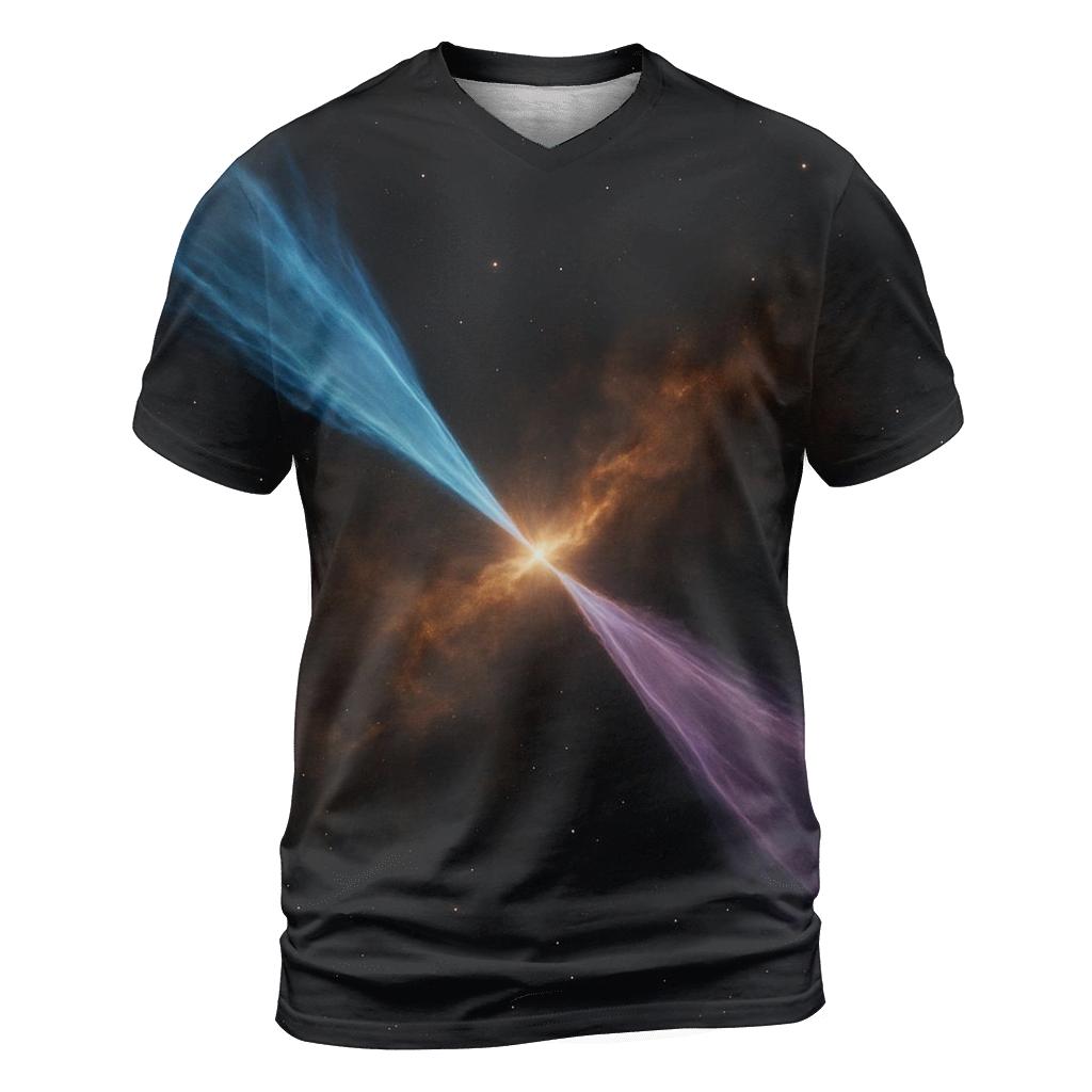 Bipolar Jet Outflow Shock Knots designer pattern shirts