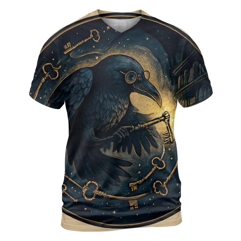 Library Of Floating Keys vibrant all-over design tees