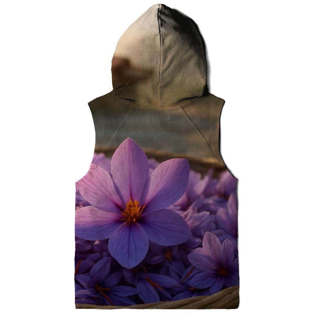 Saffron Crocus Harvest Trays At Dawn printed hoodies