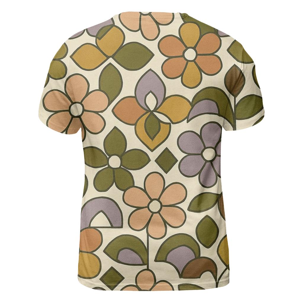 Studio Funk Geometric Petals custom all-over print shirts