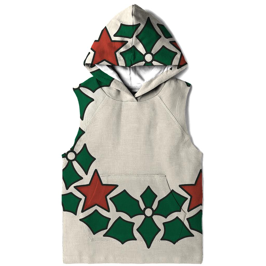 Holly Star Lattice Wreath custom hoodies