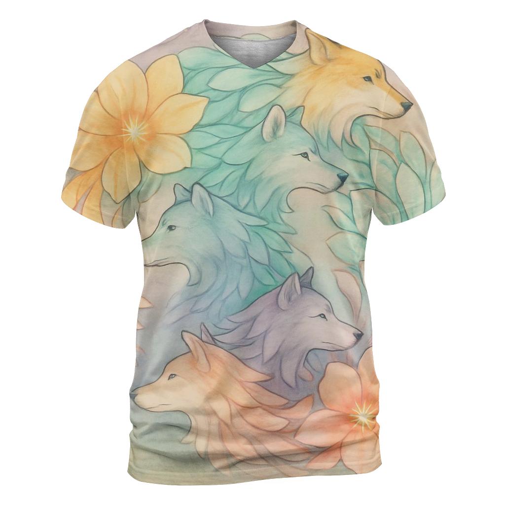 Saffron Bloom Dreampack statement graphic shirts