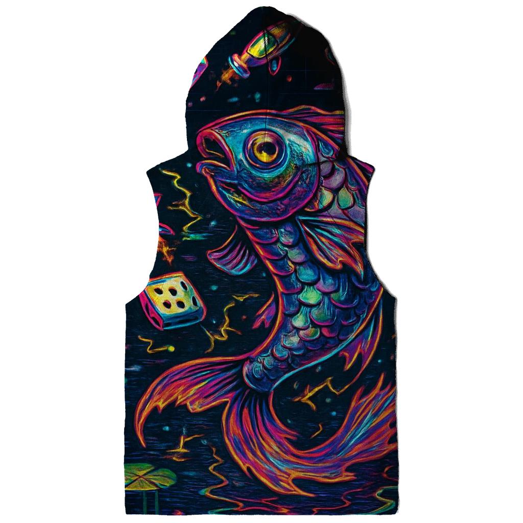 Quantum Koi Juggler embroidered hoodies