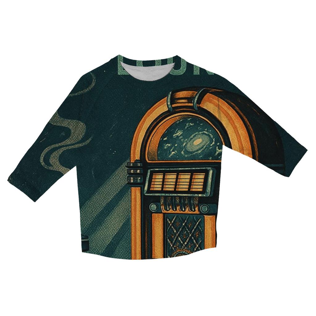 Celestial Jukebox Lounge Poster custom 3/4 sleeve shirts